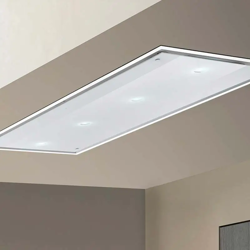 Ducted ceiling hood