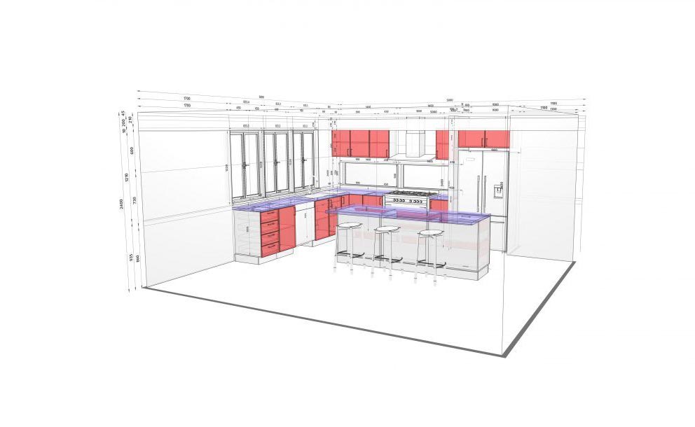 Kitchen design plan